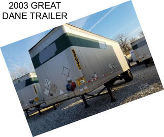 2003 GREAT DANE TRAILER