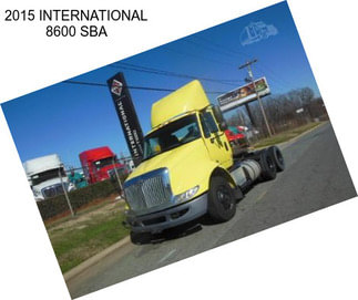 2015 INTERNATIONAL 8600 SBA