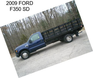 2009 FORD F350 SD