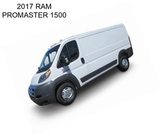 2017 RAM PROMASTER 1500