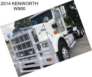 2014 KENWORTH W900