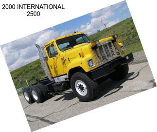 2000 INTERNATIONAL 2500