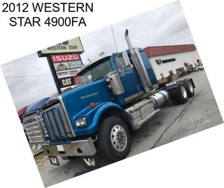 2012 WESTERN STAR 4900FA