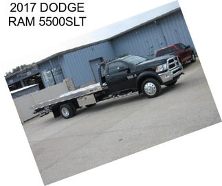 2017 DODGE RAM 5500SLT