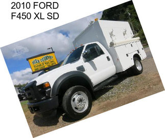 2010 FORD F450 XL SD