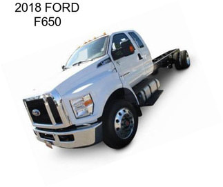 2018 FORD F650