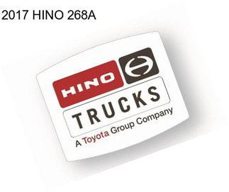 2017 HINO 268A