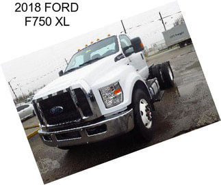 2018 FORD F750 XL