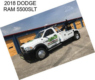 2018 DODGE RAM 5500SLT