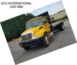 2012 INTERNATIONAL 4300 SBA