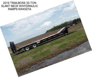 2019 TRAILBOSS 35-TON SLANT NECK W/HYDRAULIC RAMPS KW45DTA