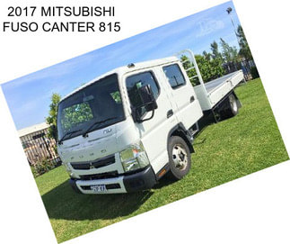 2017 MITSUBISHI FUSO CANTER 815