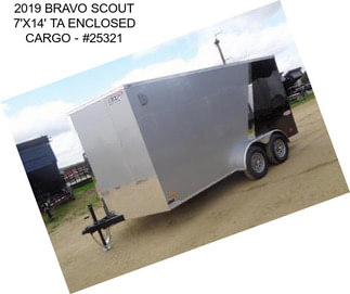 2019 BRAVO SCOUT 7\'X14\' TA ENCLOSED CARGO - #25321