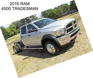 2016 RAM 4500 TRADESMAN