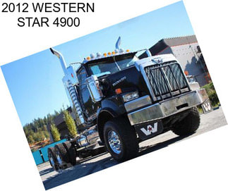 2012 WESTERN STAR 4900