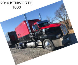 2016 KENWORTH T600