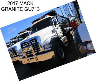 2017 MACK GRANITE GU713