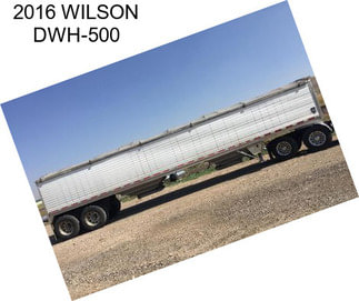 2016 WILSON DWH-500