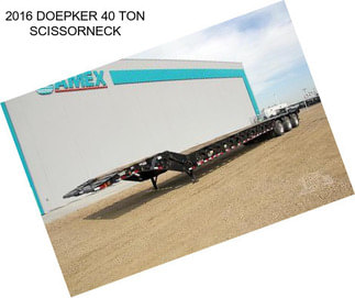 2016 DOEPKER 40 TON SCISSORNECK