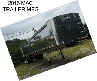 2016 MAC TRAILER MFG