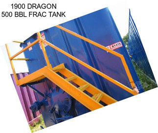 1900 DRAGON 500 BBL FRAC TANK