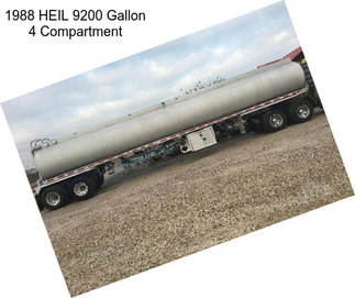 1988 HEIL 9200 Gallon 4 Compartment