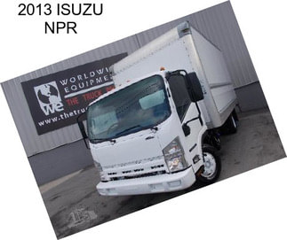 2013 ISUZU NPR