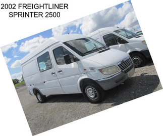 2002 FREIGHTLINER SPRINTER 2500