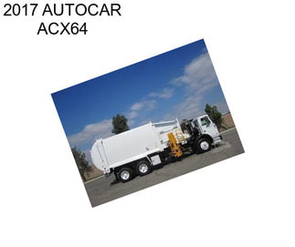 2017 AUTOCAR ACX64