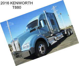 2016 KENWORTH T880