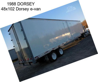 1988 DORSEY 48x102 Dorsey e-van