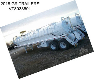 2018 GR TRAILERS VT803850L