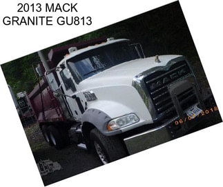 2013 MACK GRANITE GU813