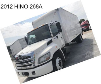 2012 HINO 268A