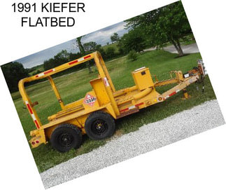 1991 KIEFER FLATBED