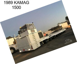 1989 KAMAG 1500