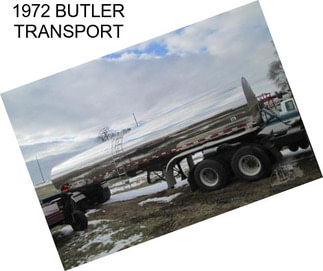 1972 BUTLER TRANSPORT