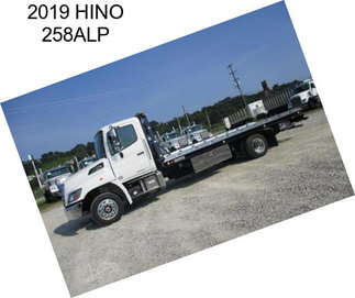 2019 HINO 258ALP