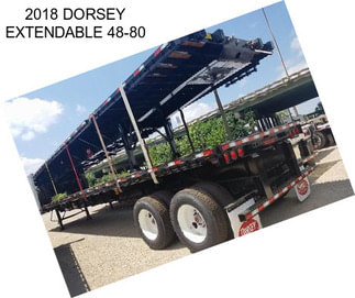 2018 DORSEY EXTENDABLE 48-80