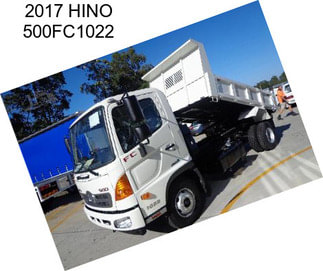 2017 HINO 500FC1022