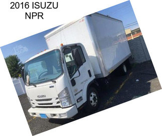 2016 ISUZU NPR