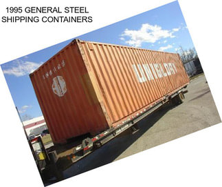 1995 GENERAL STEEL SHIPPING CONTAINERS