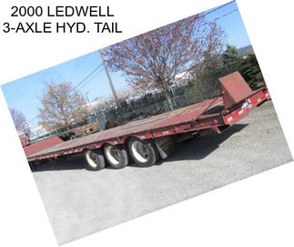 2000 LEDWELL 3-AXLE HYD. TAIL