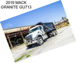 2019 MACK GRANITE GU713