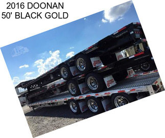 2016 DOONAN 50\' BLACK GOLD