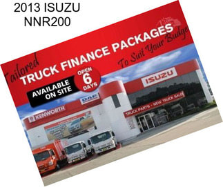 2013 ISUZU NNR200