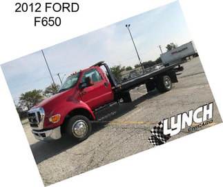 2012 FORD F650