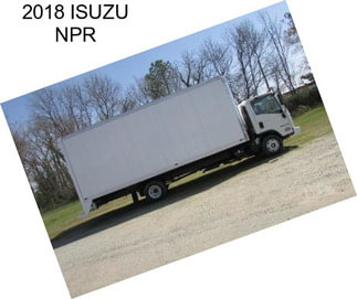 2018 ISUZU NPR