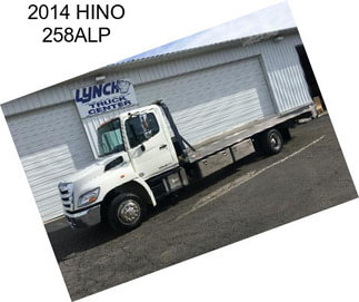 2014 HINO 258ALP