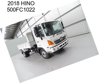 2018 HINO 500FC1022